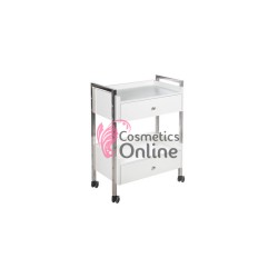 Ucenic pentru cosmetica cu 2 polite si 2 sertare, model BD 6004, culoare alba